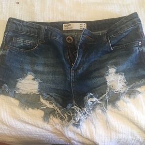 Cotton on jean shorts